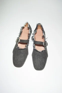 Flache Schuhe Aus Denim