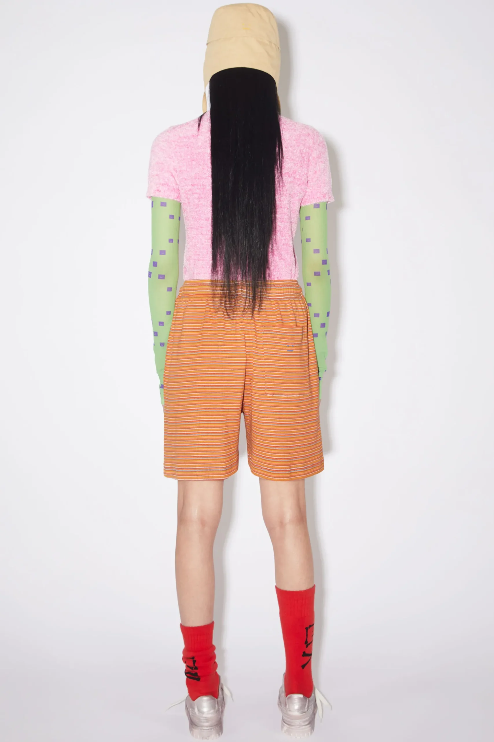 Gestreifte Shorts