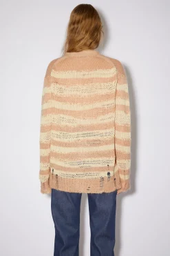 Gestreifter Cardigan Im Used-Look