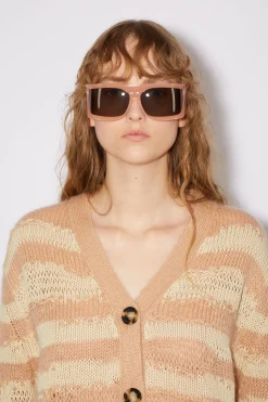 Gestreifter Cardigan Im Used-Look
