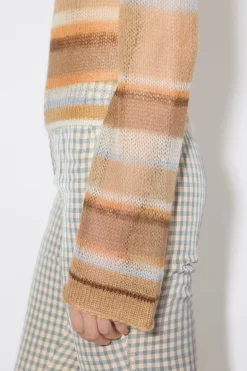 Gestreifter Pullover Aus Mohair