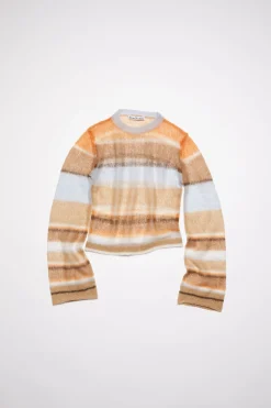 Gestreifter Pullover Aus Mohair