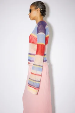 Gestreifter Pullover Aus Mohair