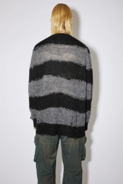 Gestreifter Pullover Im Used-Look