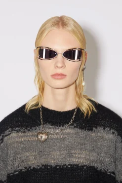 Gestreifter Pullover Im Used-Look