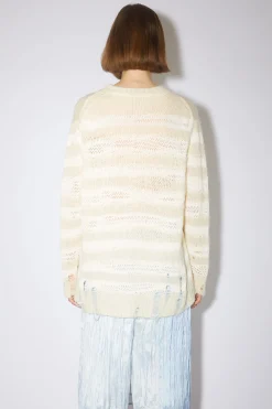 Gestreifter Pullover Im Used-Look