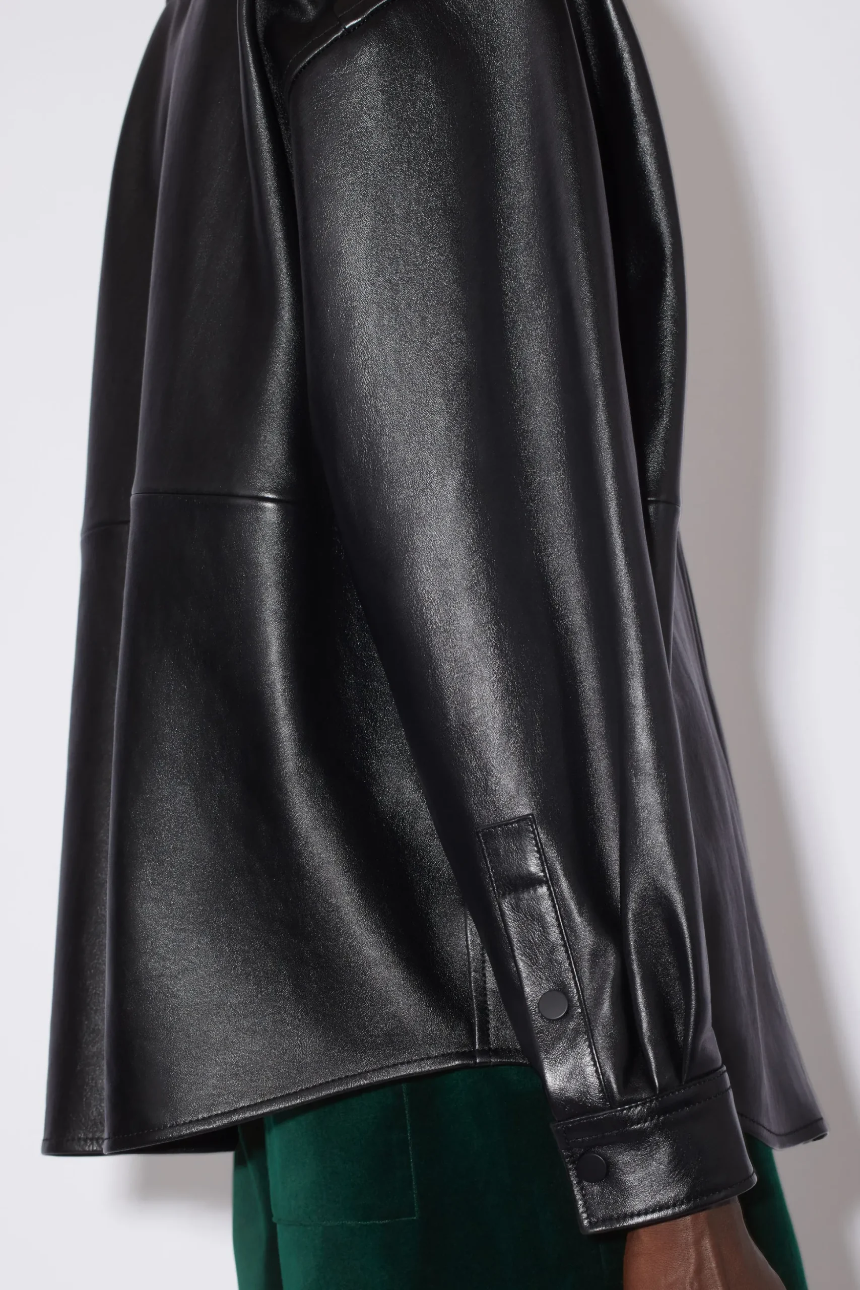 Hemdjacke Aus Leder