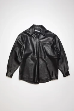 Hemdjacke Aus Leder