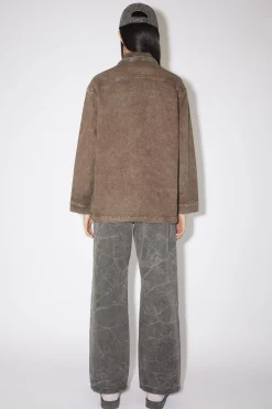 Hemdjacke Mit Face-Aufnaher