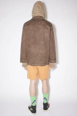Hemdjacke Mit Face-Aufnaher