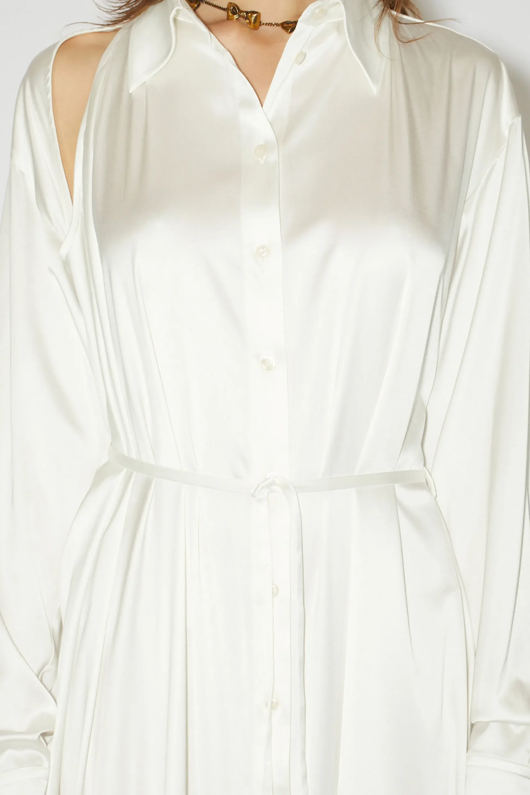 Hemdkleid Aus Satin