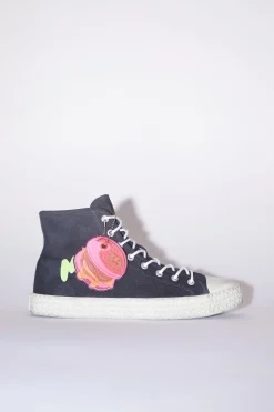 Hohe Sneakers Mit Print