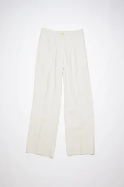 Hose Aus Leinen-Mix