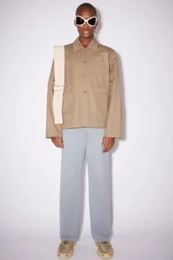 Jacke Aus Baumwoll-Twill