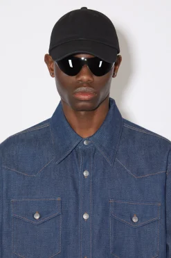 Jeanshemd Mit Knopfleiste
