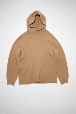 Kapuzen-Pullover Aus Wolle