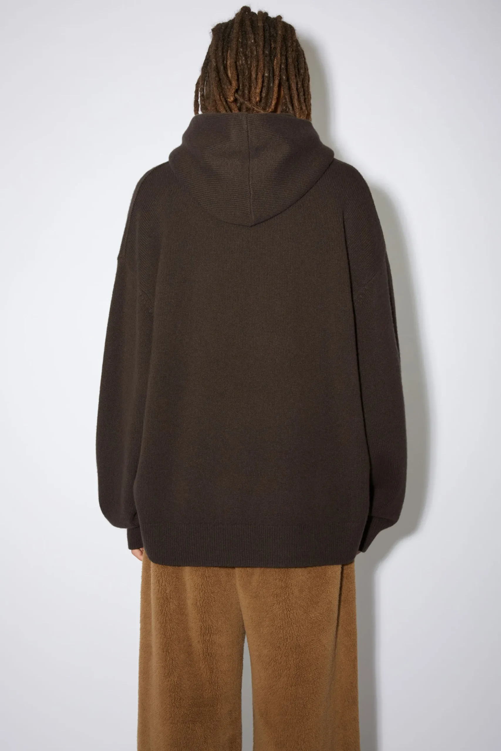 Kapuzen-Pullover Aus Wolle