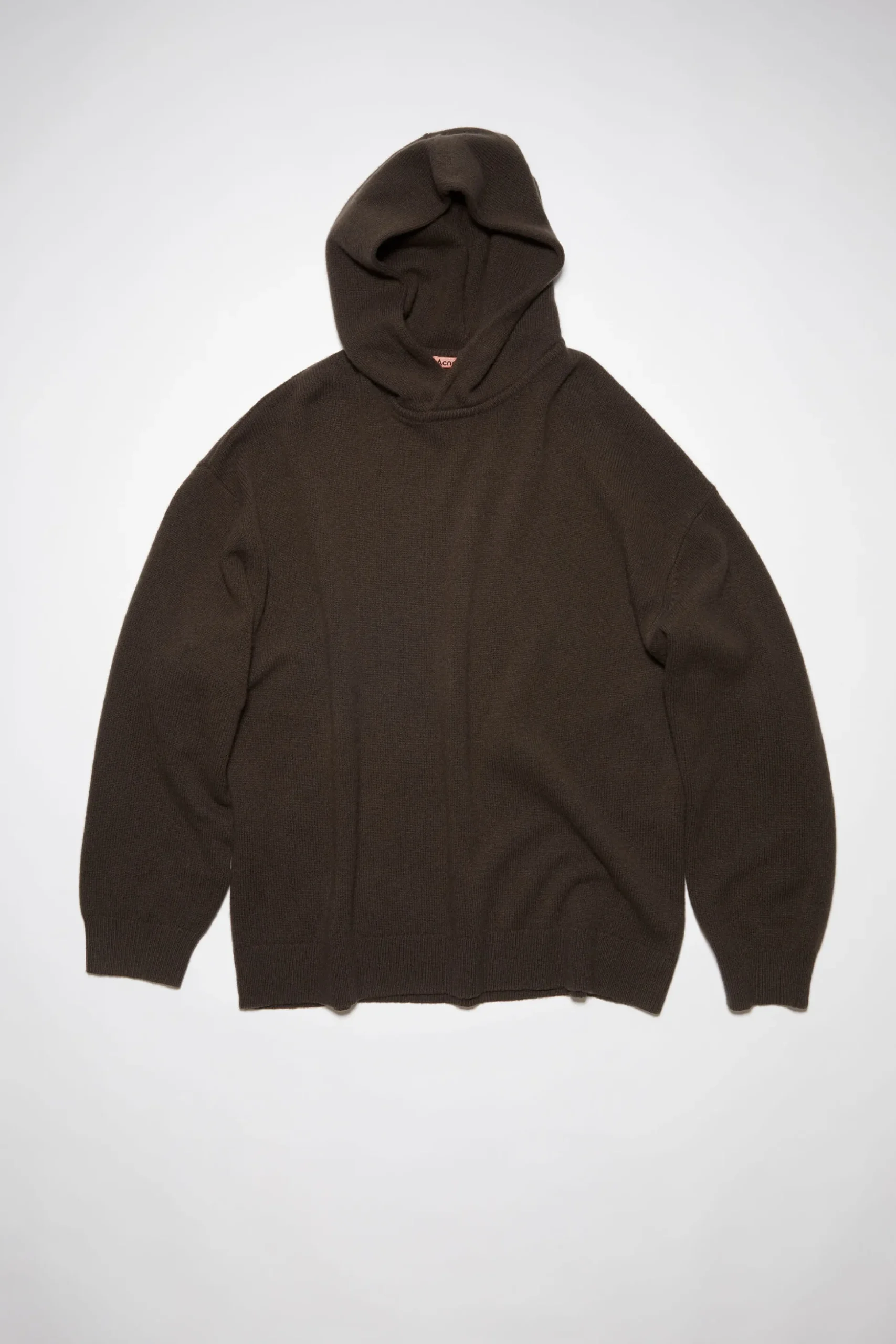 Kapuzen-Pullover Aus Wolle