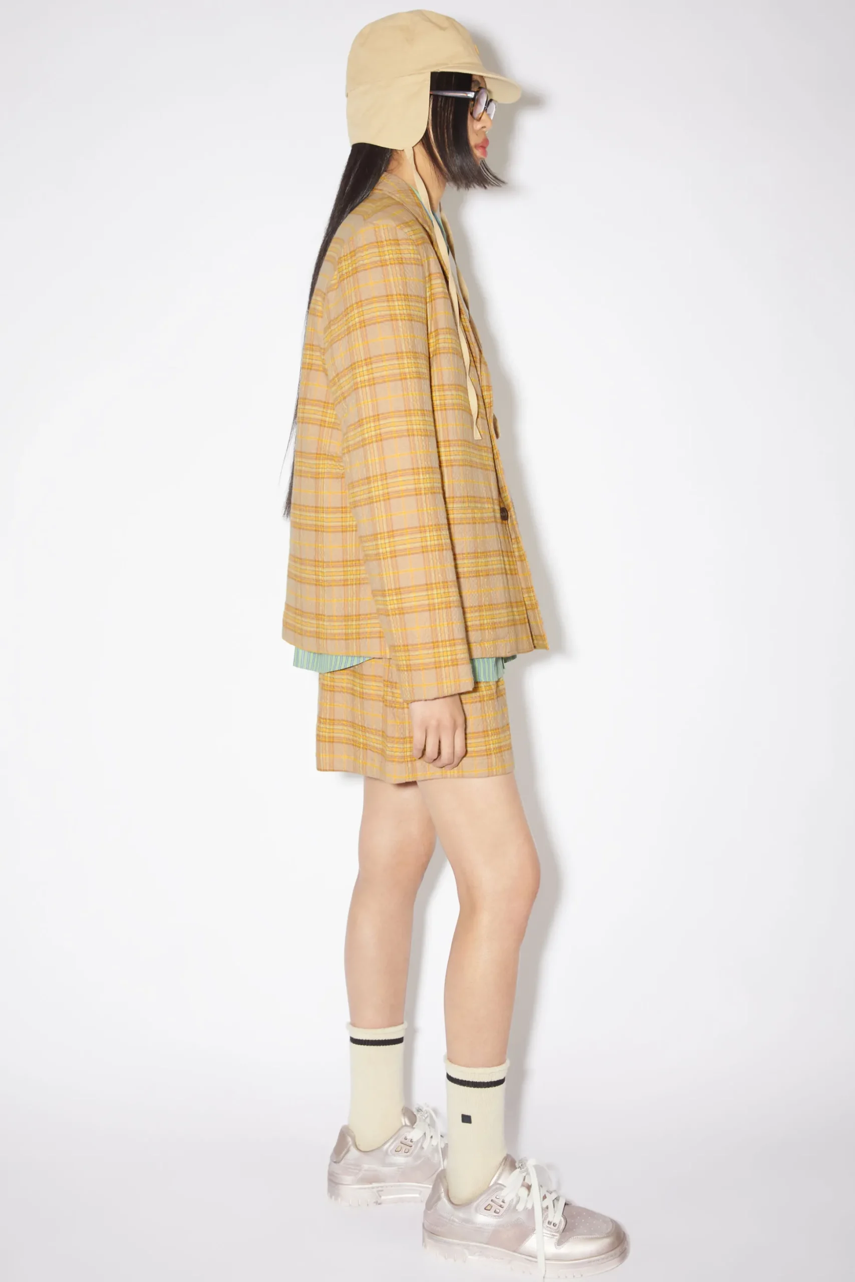 Karierter Blazer