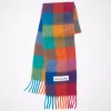 Karierter Schal Aus Mohair
