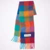Karierter Schal Aus Mohair