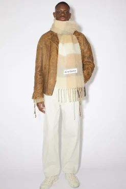 Karierter Schal Aus Mohair