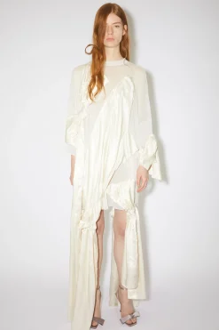Kleid Mit Drapierter Schleife