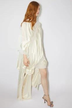 Kleid Mit Drapierter Schleife