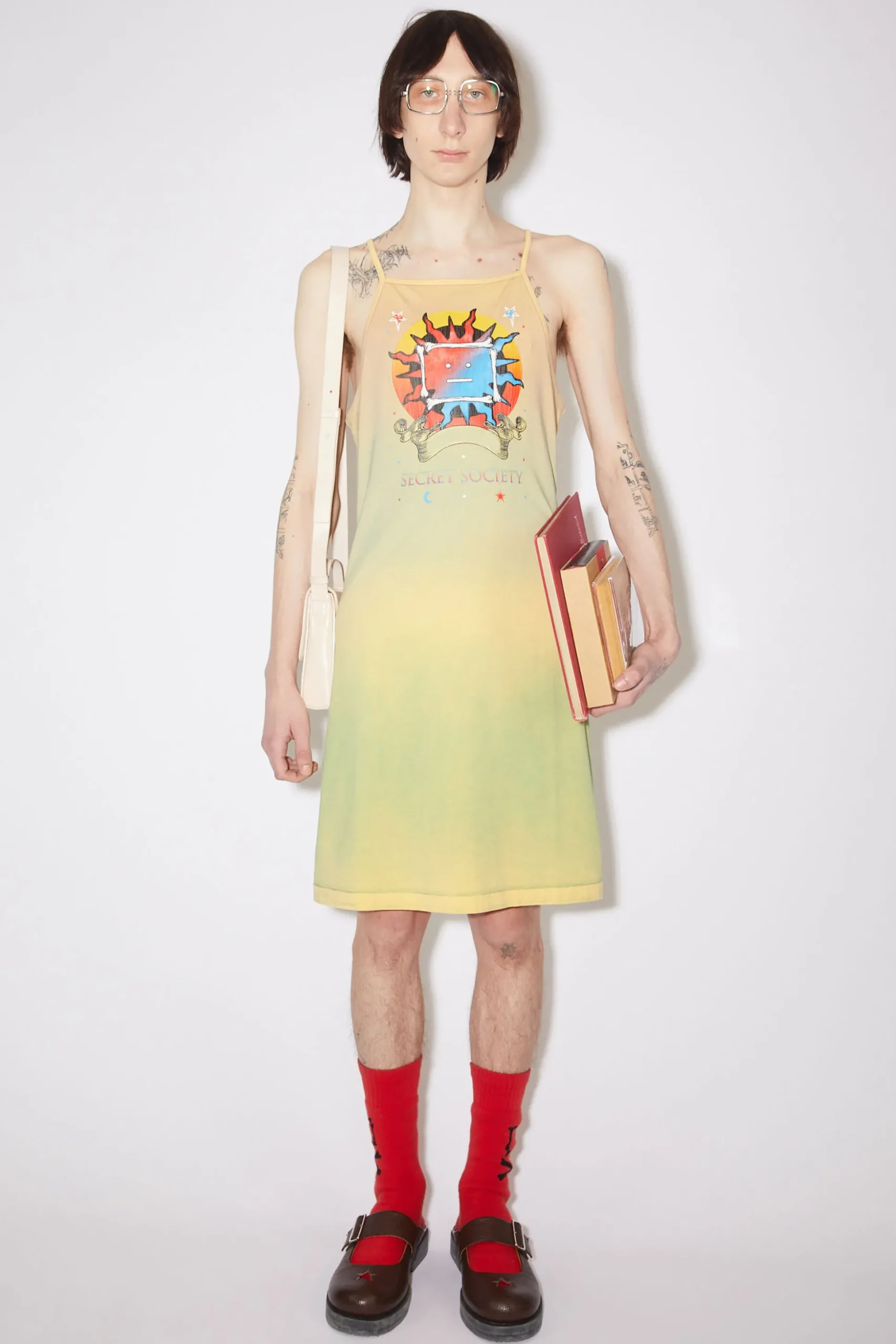 Kleid Mit Siebdruck