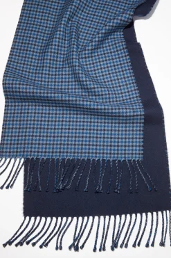 Kontrastierender Wollschal Mit Logo-Jacquardmuster