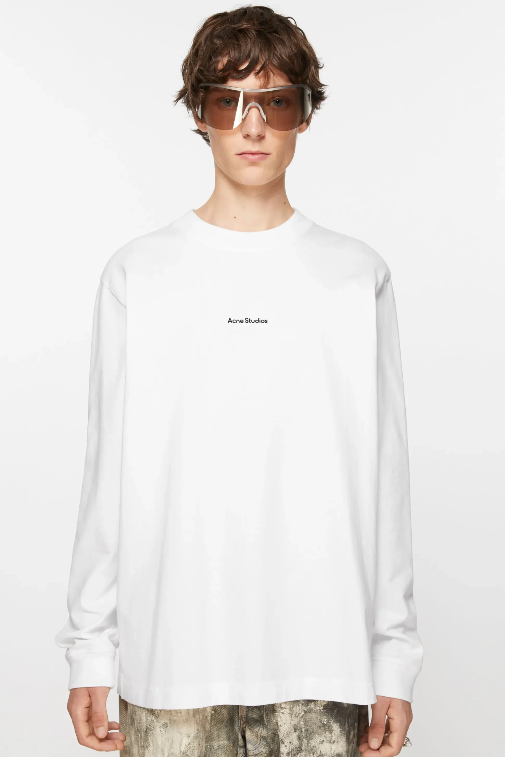 Langarmliges Logo-T-Shirt
