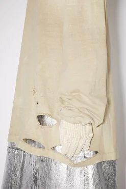 Langarmliges T-Shirt Im Used-Look