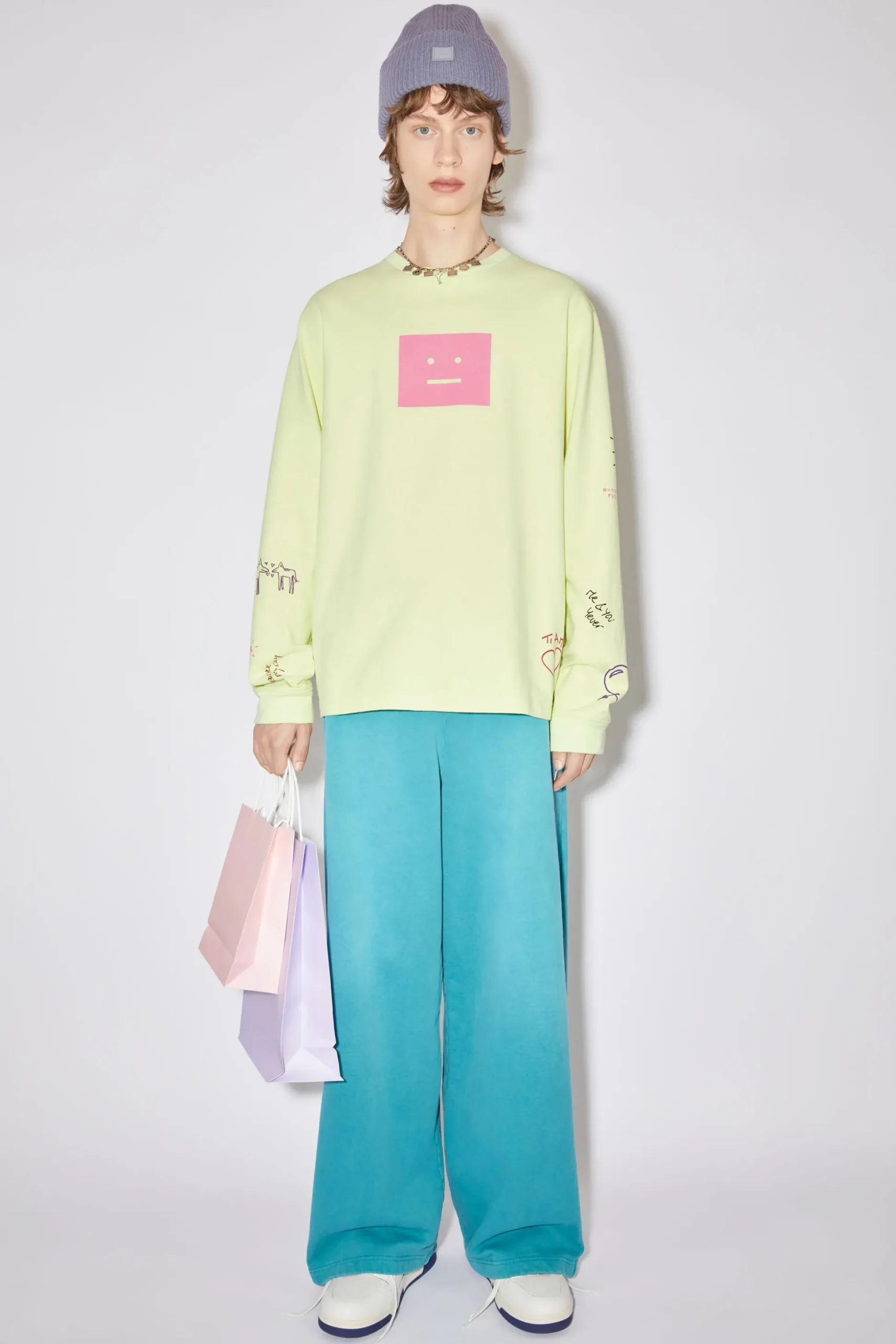 Langarmliges T-Shirt Mit Print