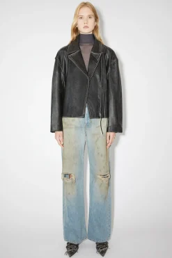 Lederjacke