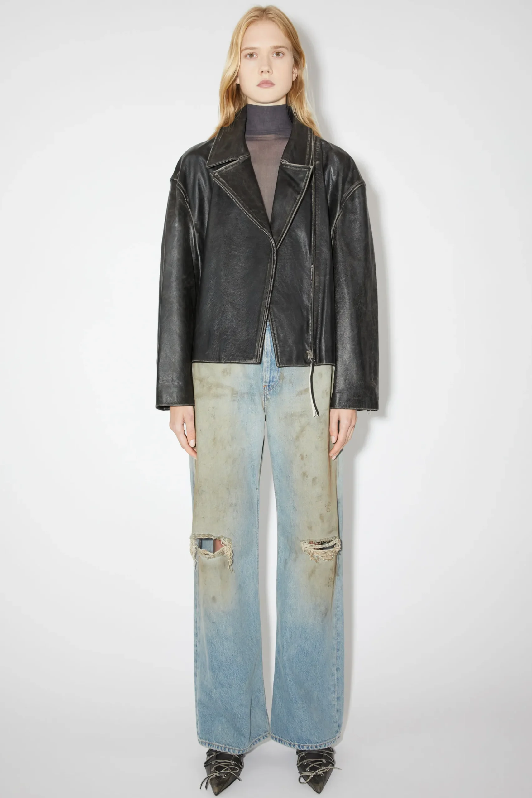 Lederjacke