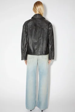 Lederjacke
