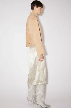Lederjacke Aus Wildleder