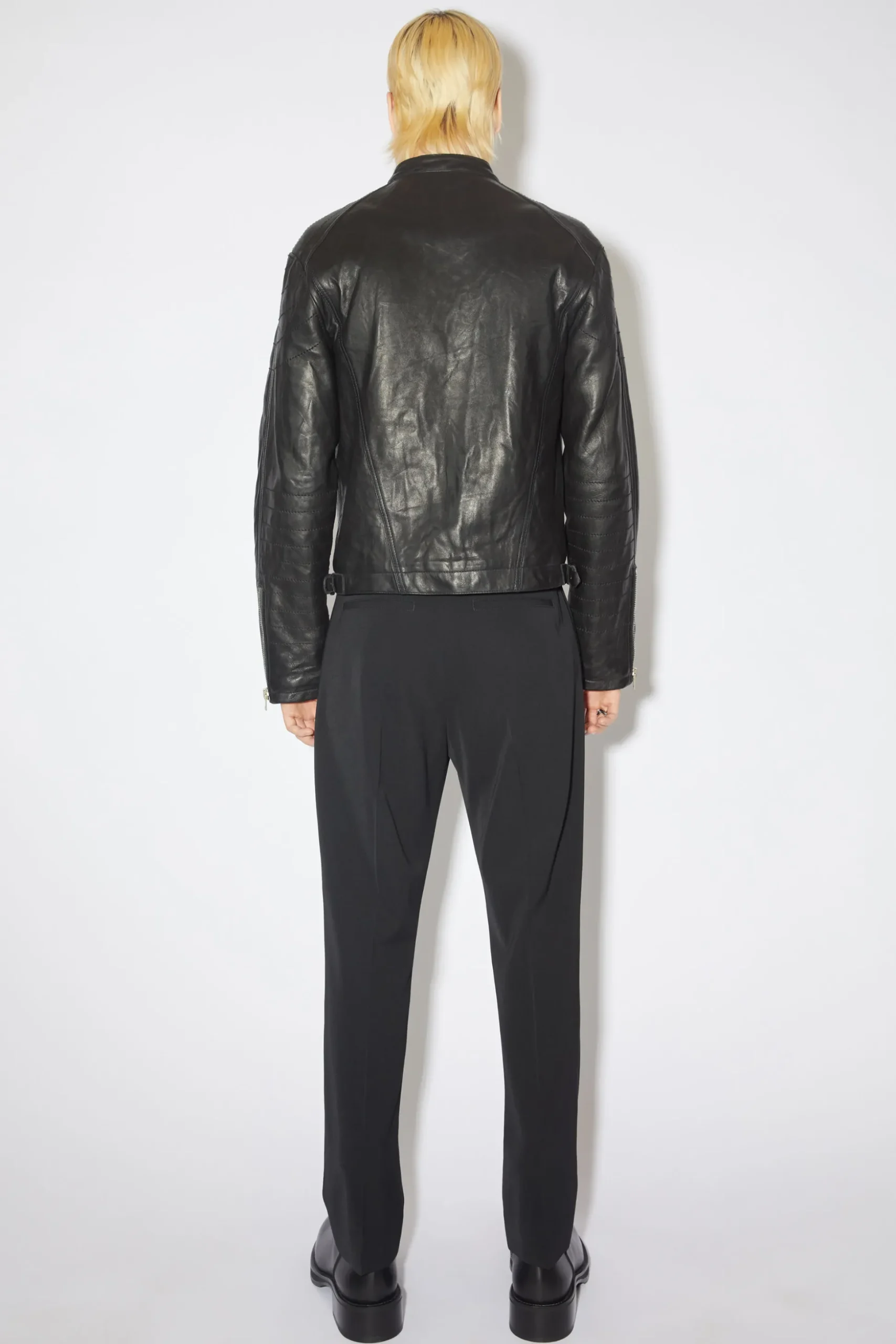 Lederjacke Im Used-Look