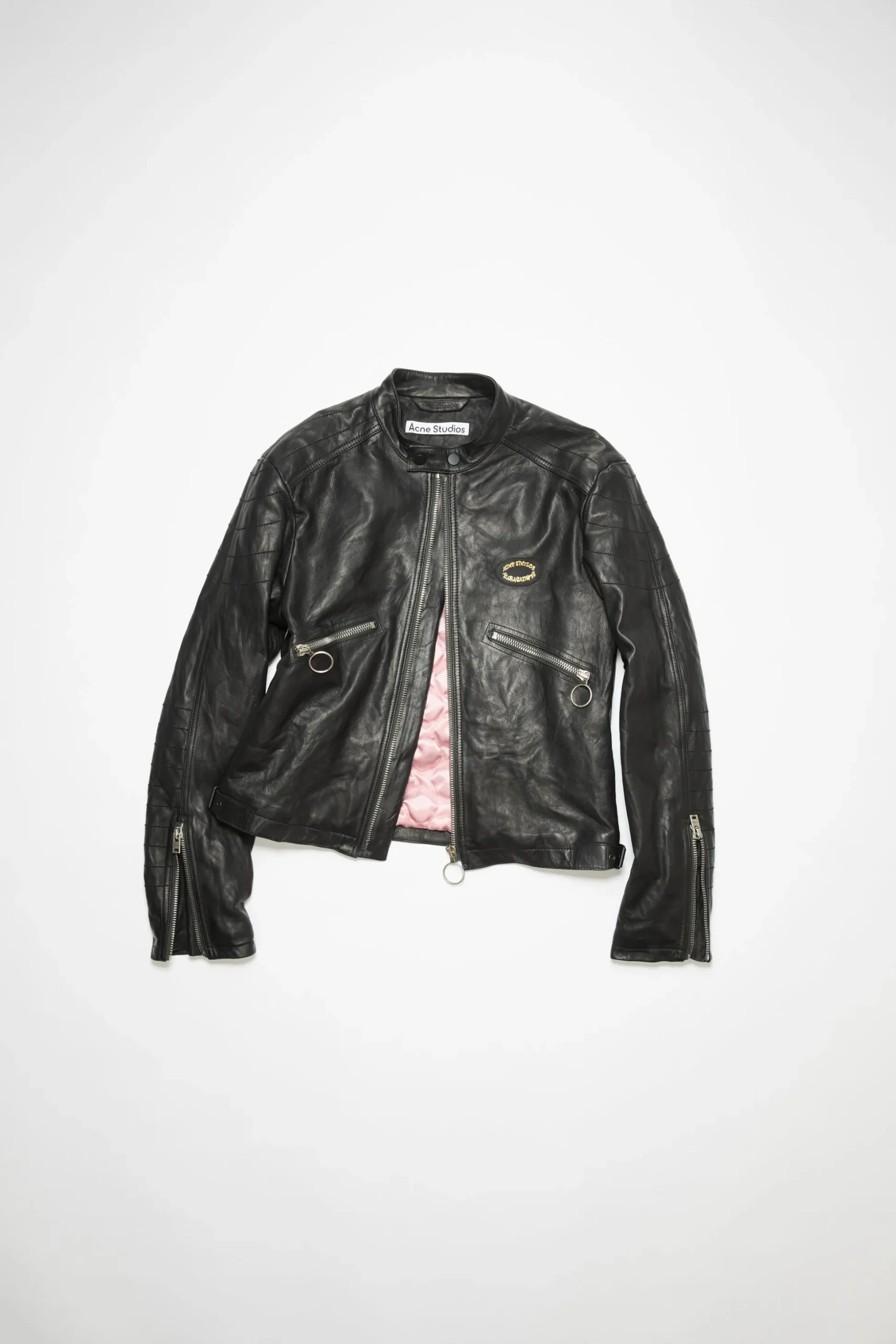 Lederjacke Im Used-Look