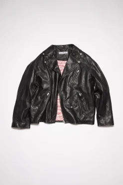 Lederjacke Im Used-Look