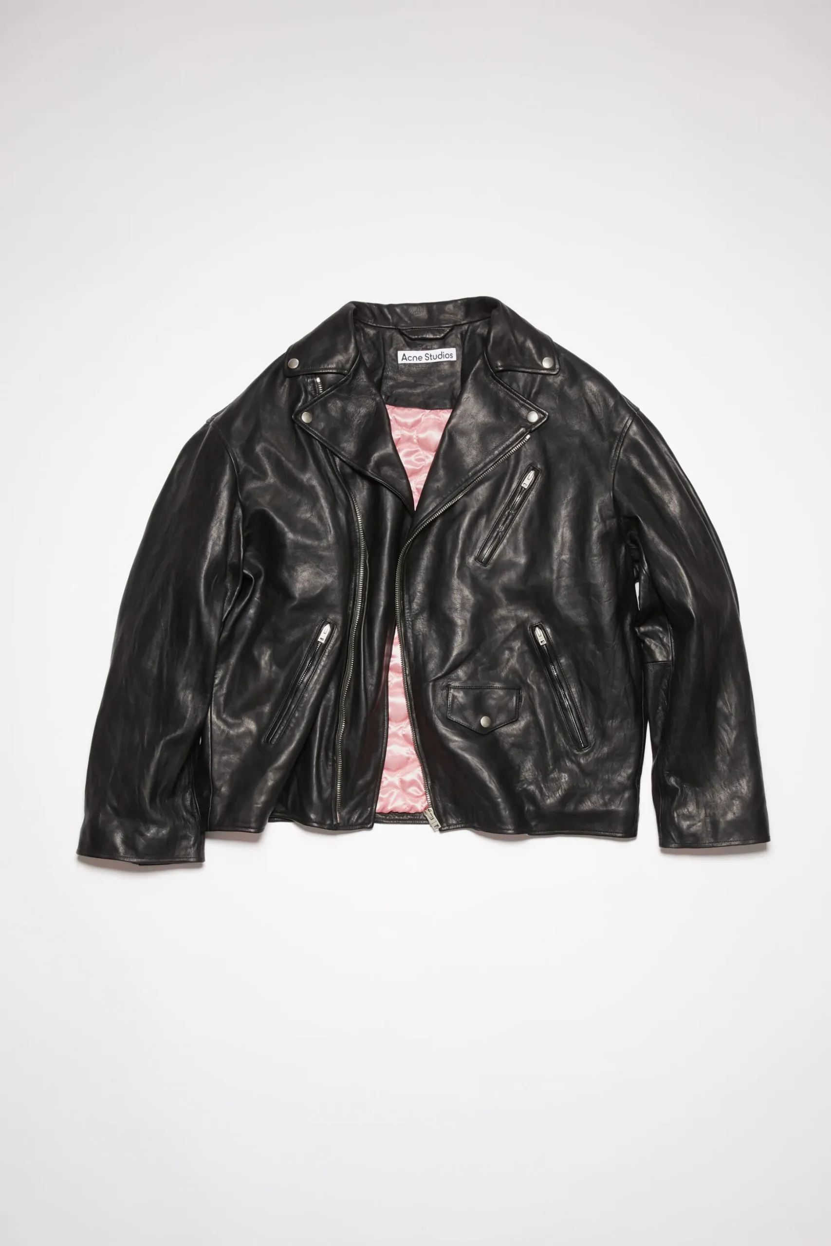 Lederjacke Im Used-Look