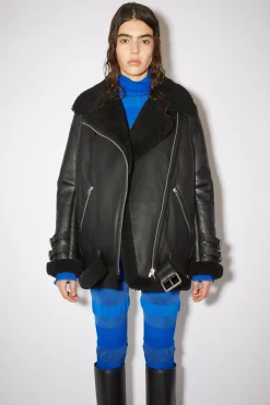 Lederjacke Mit Shearling