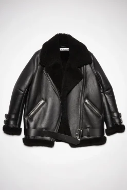 Lederjacke Mit Shearling