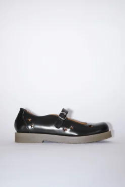 Lederschuhe Mit Schnalle