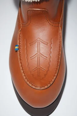 Lederschuhe Mit Wendbarem Shearling