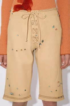 Leder-Shorts