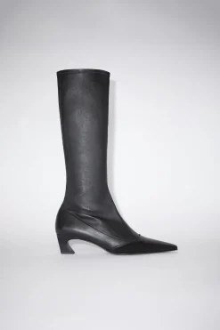 Lederstiefel Mit Absatz