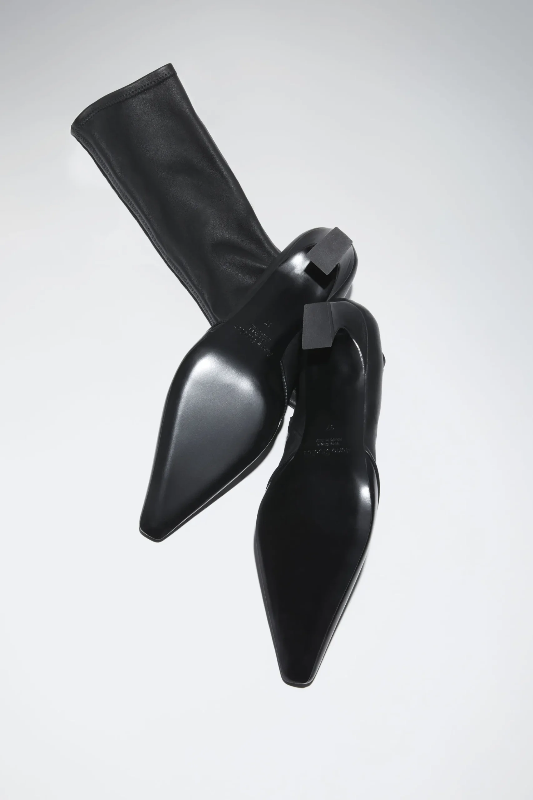Lederstiefel Mit Absatz