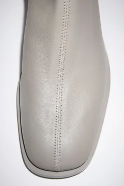 Lederstiefel Mit Logo