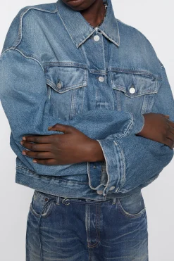Lockere Denimjacke